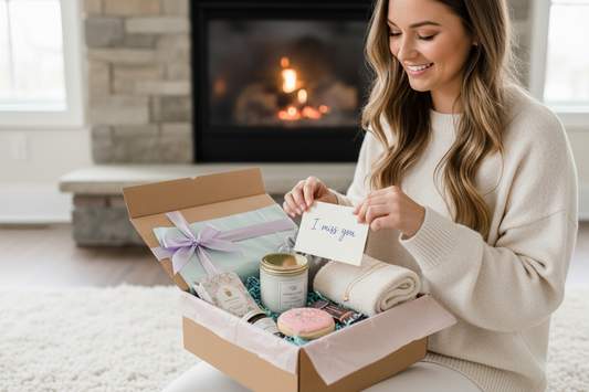 Just Because Cosio Gift Box, Basic, Candle, necklace, bath soak, candle